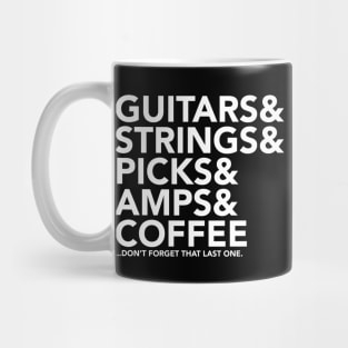 The Guitar List Mug